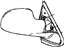 Mopar 4894401AA Mirror Outside, Rearview, Electric, Heated