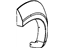 Mopar 5KH38ARHAD Applique Fender Rear Fender