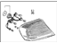 Mopar MR566314 Tail Lamp Assembly, Rear Passenger Side