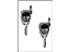 Mopar 68039414AC Key Blank With Transmitter