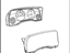 Mopar 68080402AF Instrument Cluster, Silver
