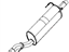 Mopar 52121372AF Muffler Exhaust