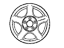 Mopar MR712105 Wheel, Alloy, Silver