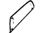 Mopar 5155278AF Glass Quarter Window