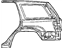 Mopar 5017867AA Panel Quarter Outer Only, No Dogleg, No Taillamp Pocket
