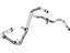 Mopar 68058252AE Hose And Tube Heater Return Heater Core