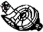 Mopar 5107072AB Horn And Bracket High Note