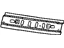 Mopar 4783984AC Header Panel, Front