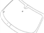 Mopar 68253419AA Windshield Shipping Assembly-30 Lite Glass Sensor