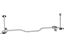 Mopar 68061786AA Stabilizer Bar, Rear