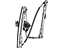 Mopar 68023490AA Window Regulator, Front Driver Side
