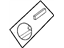 Mopar 4814825AD Fuel Door, Rear