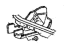 Mopar 4673254 Shield, Access Pulley Splash Right (Item # 2)