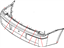 Mopar 4805779AB Fascia Rear