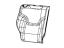 Mopar 7AD21LXHAA Seat Back Cover, Black, Rear Passenger Side