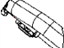 Mopar 5105251AA Crossmember Rear Suspension