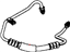 Mopar 68078357AI Hose Power Steering Pressure Pump to Gear, Mid-Way Pins