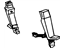 Mopar 5GK301DVAC Buckle End, Dark Gray, Front Inner