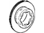 Mopar 68013765AA Rotor, Rear