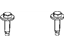 Mopar 6101844 Insulator Screw, Rear