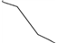 Mopar 68045138AA Control Rod, Rear Passenger Side