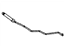 Mopar 68045140AA Lock Rod, Black, Rear Passenger Side