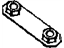Mopar 6508831AA Tow Hook Nut Plate