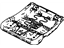 Mopar 68002802AA Pan Seat Cushion