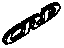 Mopar 55157095AD Nameplate, Rear