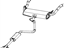 Mopar 68083897AC Shield Exhaust Front Pipe Or Converter