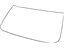 Mopar 68003957AA Windshield, Front