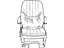 Mopar 5139390AA Seat Back Panel, Rear Upper Passenger Side