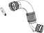 Mopar 5037919AB Hose, Front Driver Side