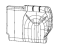 Mopar 7BC80LA3AA Cover Rear Seat Back 3RD Row
