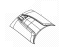 Mopar 68259671AG Hood, Front