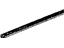 Mopar 55399210AB Inner Weatherstrip, Rear Passenger Side