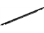 Mopar 55399292AB Weatherstrip Rear Door Belt Outer Outer