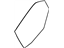 Mopar 55113490AB Glass Rear Door