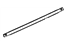Mopar 5074652AF Weatherstrip Rear Door Belt Outer