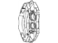 Mopar 5136154AA Caliper, Rear Passenger Side