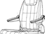 Mopar 1UR16BD1AA Armrest Rear Seat