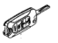 Mopar 6QH94LXHCA Key Blank With Transmitter Without Proximity Keyless Entry