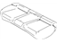 Mopar 1PM38ZDVAA Cover Rear Seat Cushion