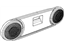 Mopar 1DR92XDVAA Speaker Housing, Gray, Rear