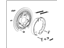 Mopar 68466362AA Backing Plate, Rear Passenger Side