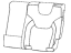 Mopar 6ST19LR5AC Cover Rear Seat Back Left
