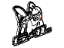Mopar 68241000AA Emblem, Front