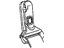 Mopar 5DW47XDVAC Lap & Shoulder Belt, Slate Gray, Rear Center Outer