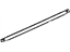 Mopar 5074652AC Weatherstrip Rear Door Belt Outer