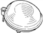Mopar 55077470AB Fog Lamp Assembly, Front